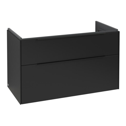 V&B Waschtischunterschrank Subway 3.0 97,3x57,6x47,8cm, m LE/Gr vo b, volc bla