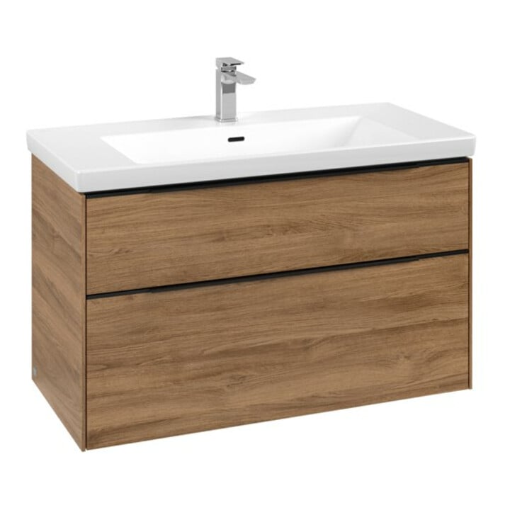 V&B Waschtischunterschrank Subway 3.0 97,3x57,6x47,8cm, m LE/Gr vo bla, Kan Oa