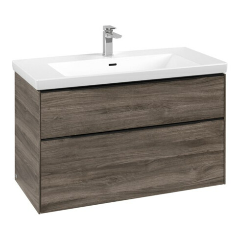 V&B Waschtischunterschrank Subway 3.0 97,3x57,6x47,8cm, m LE/Gr vo bla, st. Oa