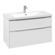 V&B Waschtischunterschrank Subway 3.0 97,3x57,6x47,8cm, m LED/Gr Alu gl, P wh.-1