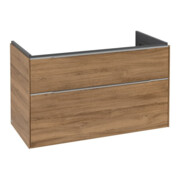 V&B Waschtischunterschrank Subway 3.0 97,3x57,6x47,8cm, o LE/Gr Alu gl, Kan Oa