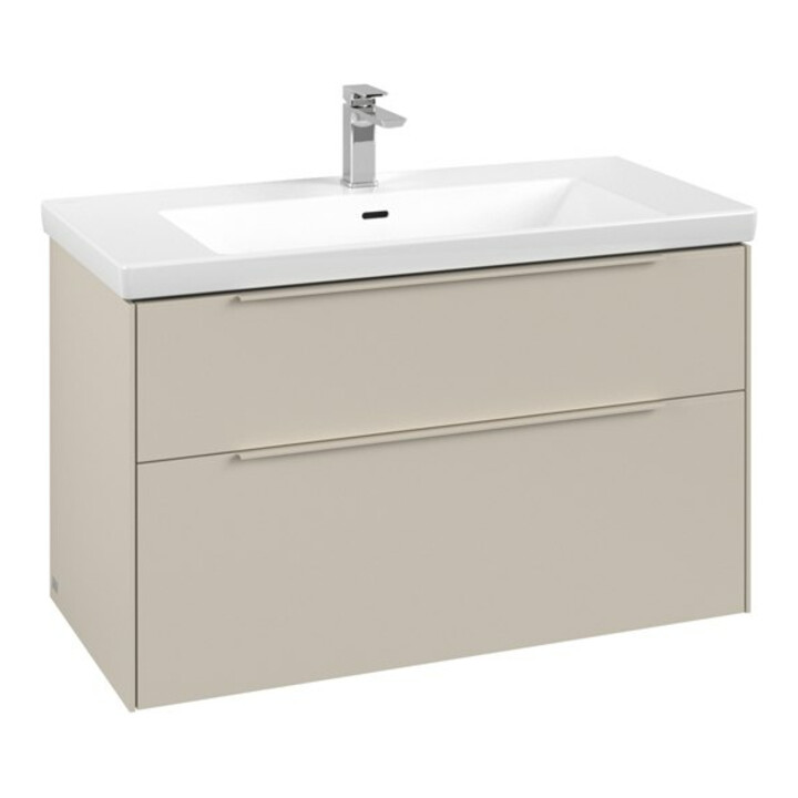 V&B Waschtischunterschrank Subway 3.0 97,3x57,6x47,8cm, o LE/Gr mon., cashm Gr