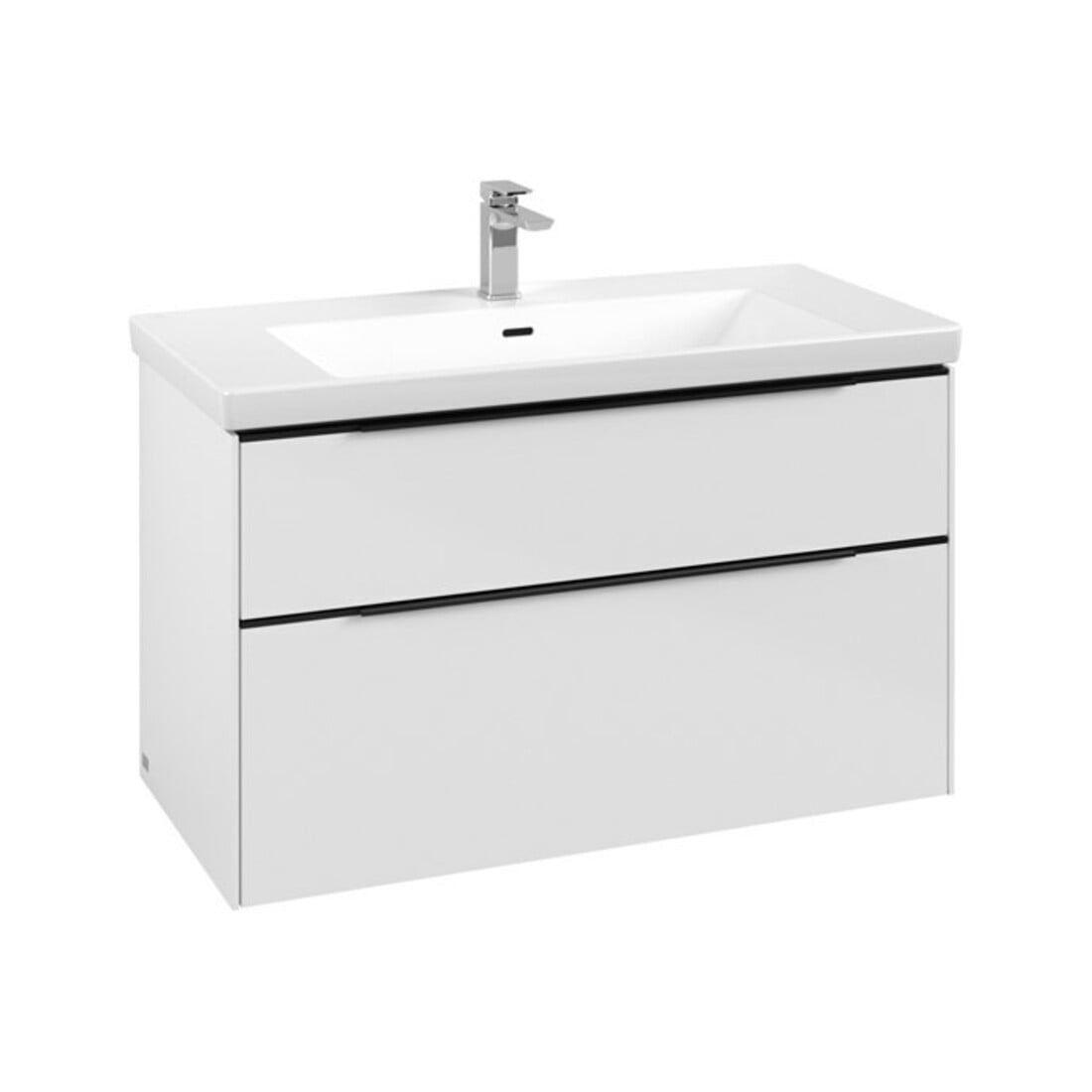 V&B Waschtischunterschrank Subway 3.0 97,3x57,6x47,8cm, o LE/Gr vo b, Bri wh.