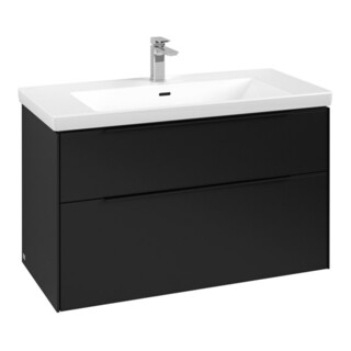 V&B Waschtischunterschrank Subway 3.0 97,3x57,6x47,8cm, o LE/Gr vo b, volc bla