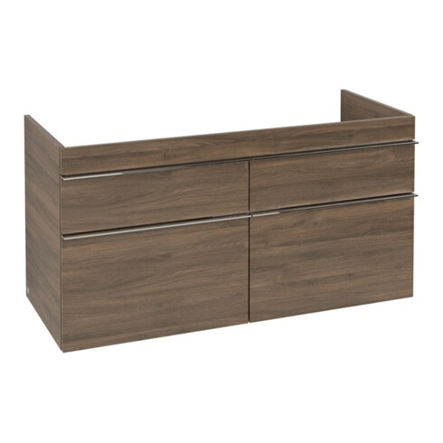 V&B Waschtischunterschrank VENTICELLO 115,3x59x50,2cm, Gr. Chrom, arizona oak