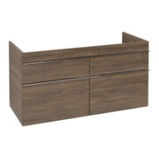 V&B Waschtischunterschrank VENTICELLO 115,3x59x50,2cm, Gr. Chrom, arizona oak