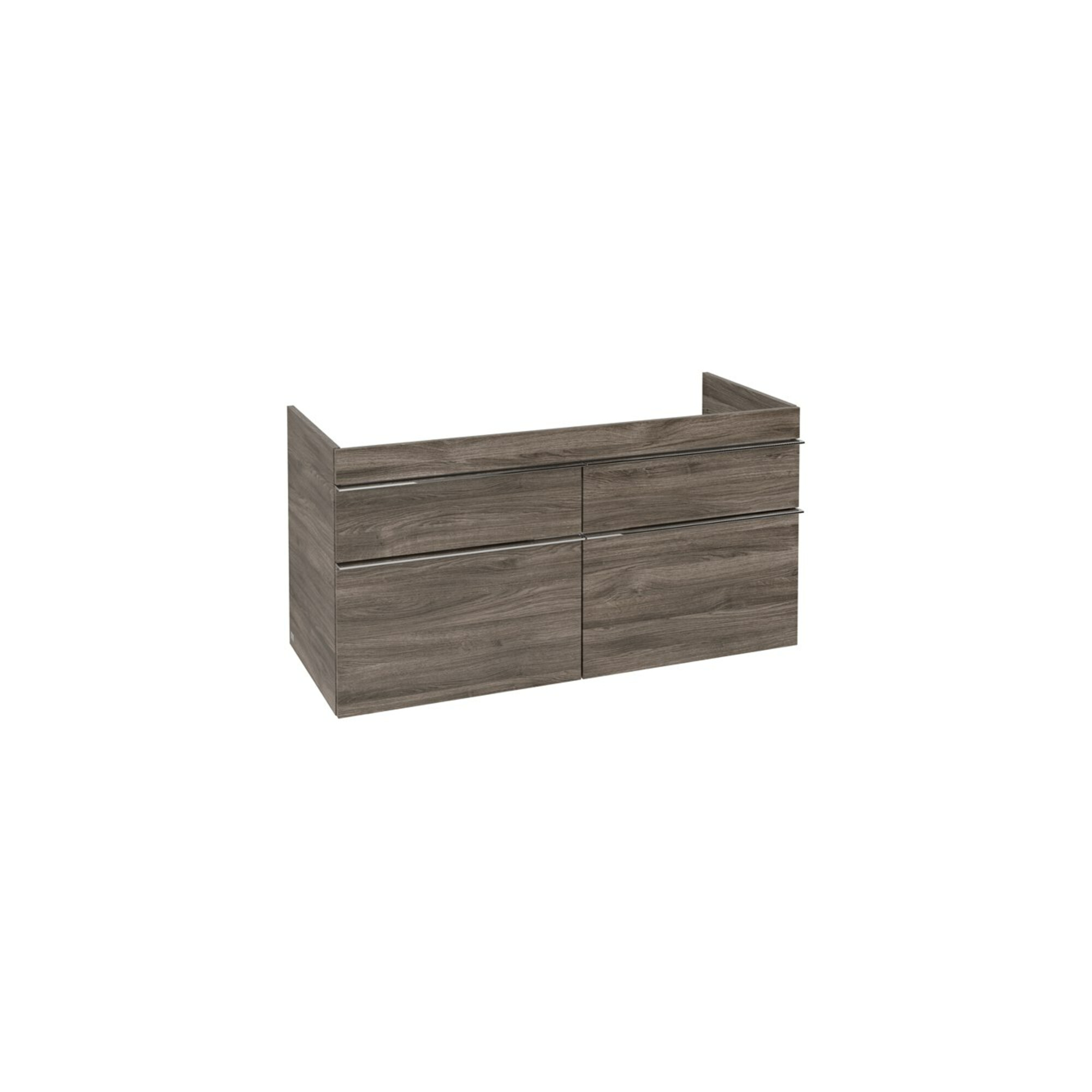 V&B Waschtischunterschrank Venticello 115,3x59x50,2cm, Griff Chrom, stone oak ; Villeroy & Boch