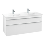 V&B Waschtischunterschrank Venticello 125,3x59x50,2cm, Griff Chrom, white matt-3