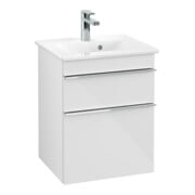 V&B Waschtischunterschrank Venticello 46,6x59x42,5cm, Gr. Chrom, glossy white-3