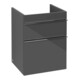 V&B Waschtischunterschrank Venticello 46,6x59x42,5cm, Griff Chrom, glossy grey-1