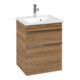 V&B Waschtischunterschrank Venticello 46,6x59x42,5cm, Griff Chrom, kansas oak-1