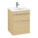V&B Waschtischunterschrank VENTICELLO 46,6x59x42,5cm, Griff Chrom, nordic oak-1