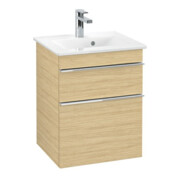 V&B Waschtischunterschrank VENTICELLO 46,6x59x42,5cm, Griff Chrom, nordic oak