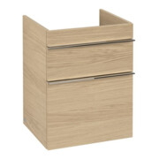 V&B Waschtischunterschrank VENTICELLO 46,6x59x42,5cm, Griff Chrom, nordic oak-3