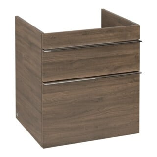 V&B Waschtischunterschrank VENTICELLO 55,3x59x50,2cm, Griff Chrom, arizona oak
