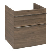 V&B Waschtischunterschrank VENTICELLO 55,3x59x50,2cm, Griff Chrom, arizona oak