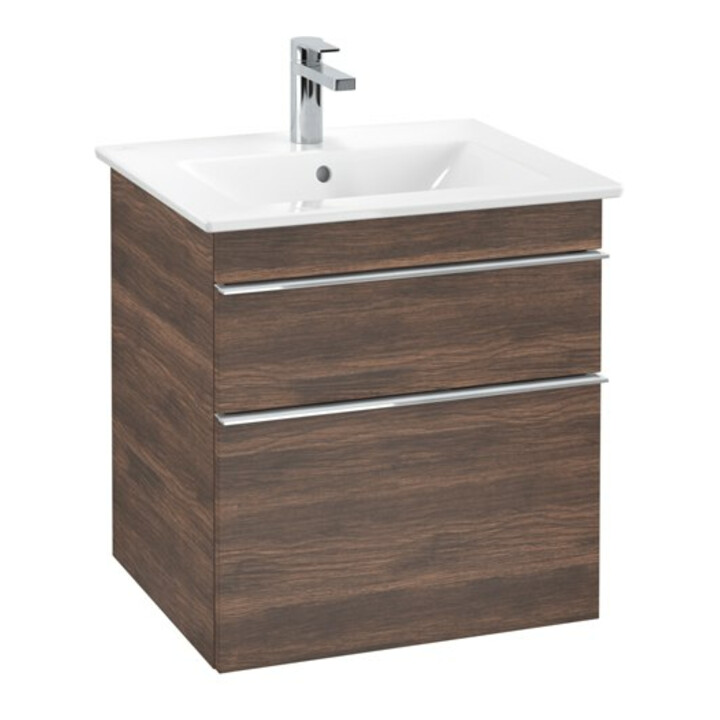V&B Waschtischunterschrank VENTICELLO 55,3x59x50,2cm, Griff Chrom, arizona oak
