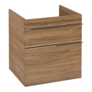 V&B Waschtischunterschrank Venticello 55,3x59x50,2cm, Griff Chrom, kansas oak-3