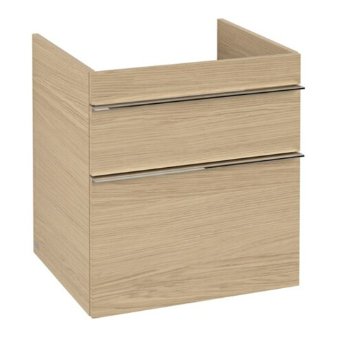 V&B Waschtischunterschrank VENTICELLO 55,3x59x50,2cm, Griff Chrom, nordic oak