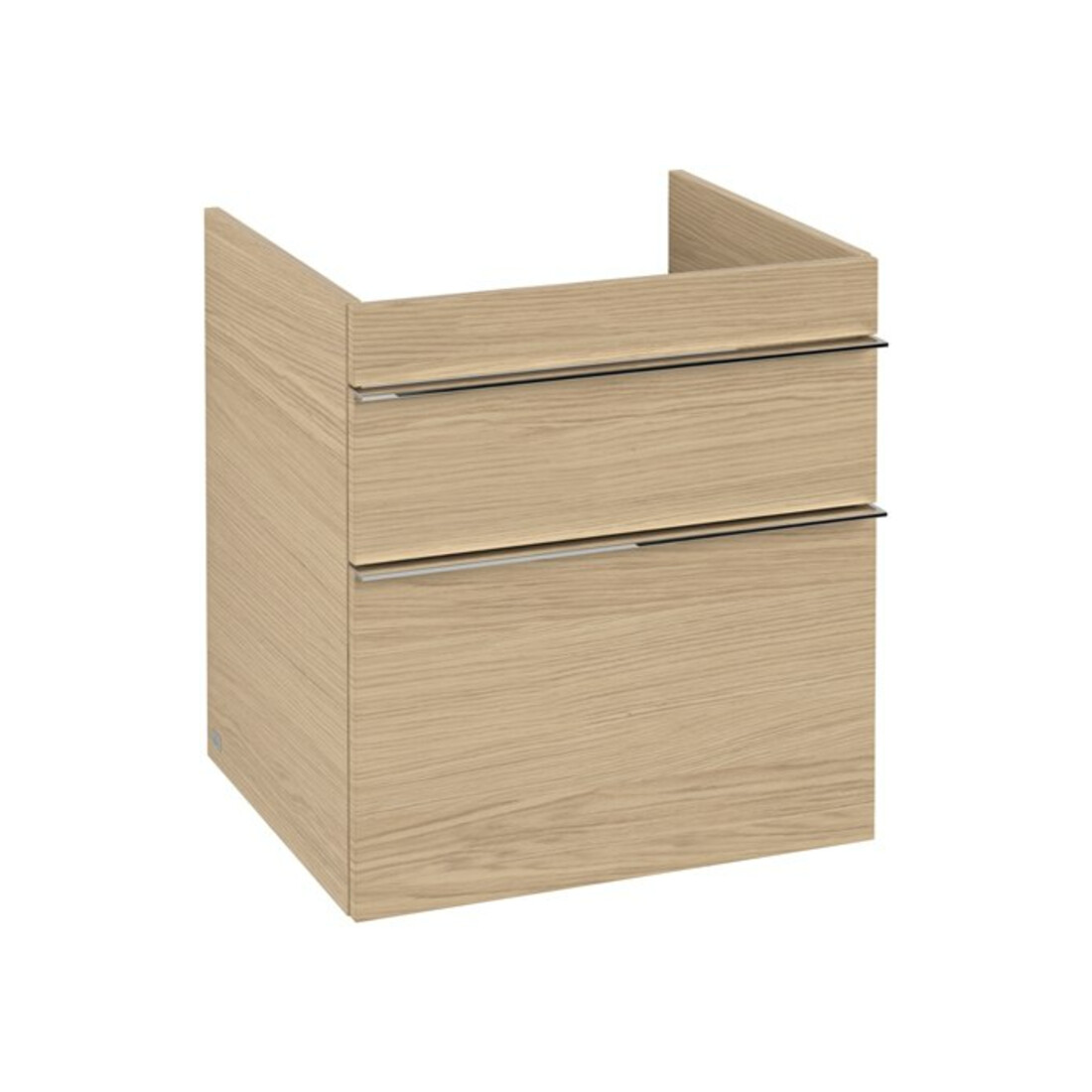 V&B Waschtischunterschrank VENTICELLO 55,3x59x50,2cm, Griff Chrom, nordic oak