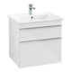 V&B Waschtischunterschrank Venticello 60,3x59x50,2cm, Gr. Chrom, glossy white-3