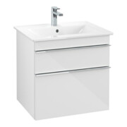 V&B Waschtischunterschrank Venticello 60,3x59x50,2cm, Gr. Chrom, glossy white-3