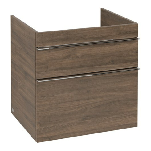 V&B Waschtischunterschrank VENTICELLO 60,3x59x50,2cm, Griff Chrom, arizona oak