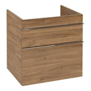 V&B Waschtischunterschrank Venticello 60,3x59x50,2cm, Griff Chrom, kansas oak
