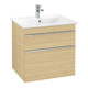 V&B Waschtischunterschrank VENTICELLO 60,3x59x50,2cm, Griff Chrom, nordic oak-1