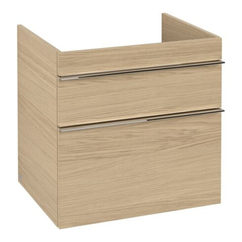 V&B Waschtischunterschrank VENTICELLO 60,3x59x50,2cm, Griff Chrom, nordic oak