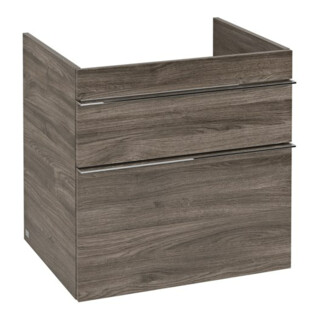 V&B Waschtischunterschrank Venticello 60,3x59x50,2cm, Griff Chrom, stone oak