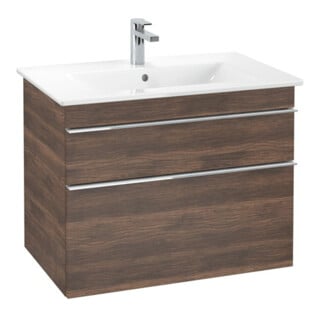 V&B Waschtischunterschrank VENTICELLO 75,3x59x50,2cm, Griff Chrom, arizona oak