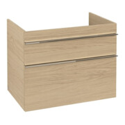 V&B Waschtischunterschrank VENTICELLO 75,3x59x50,2cm, Griff Chrom, nordic oak