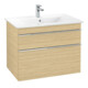 V&B Waschtischunterschrank VENTICELLO 75,3x59x50,2cm, Griff Chrom, nordic oak-3