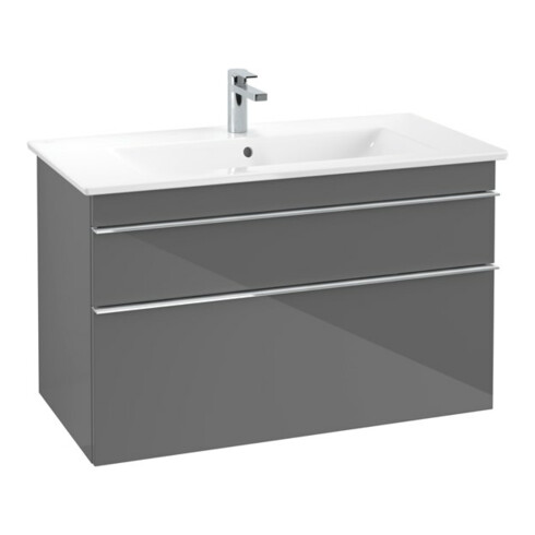 V&B Waschtischunterschrank Venticello 95,3x59x50,2cm, B mit, Gr. chr, glo Gr