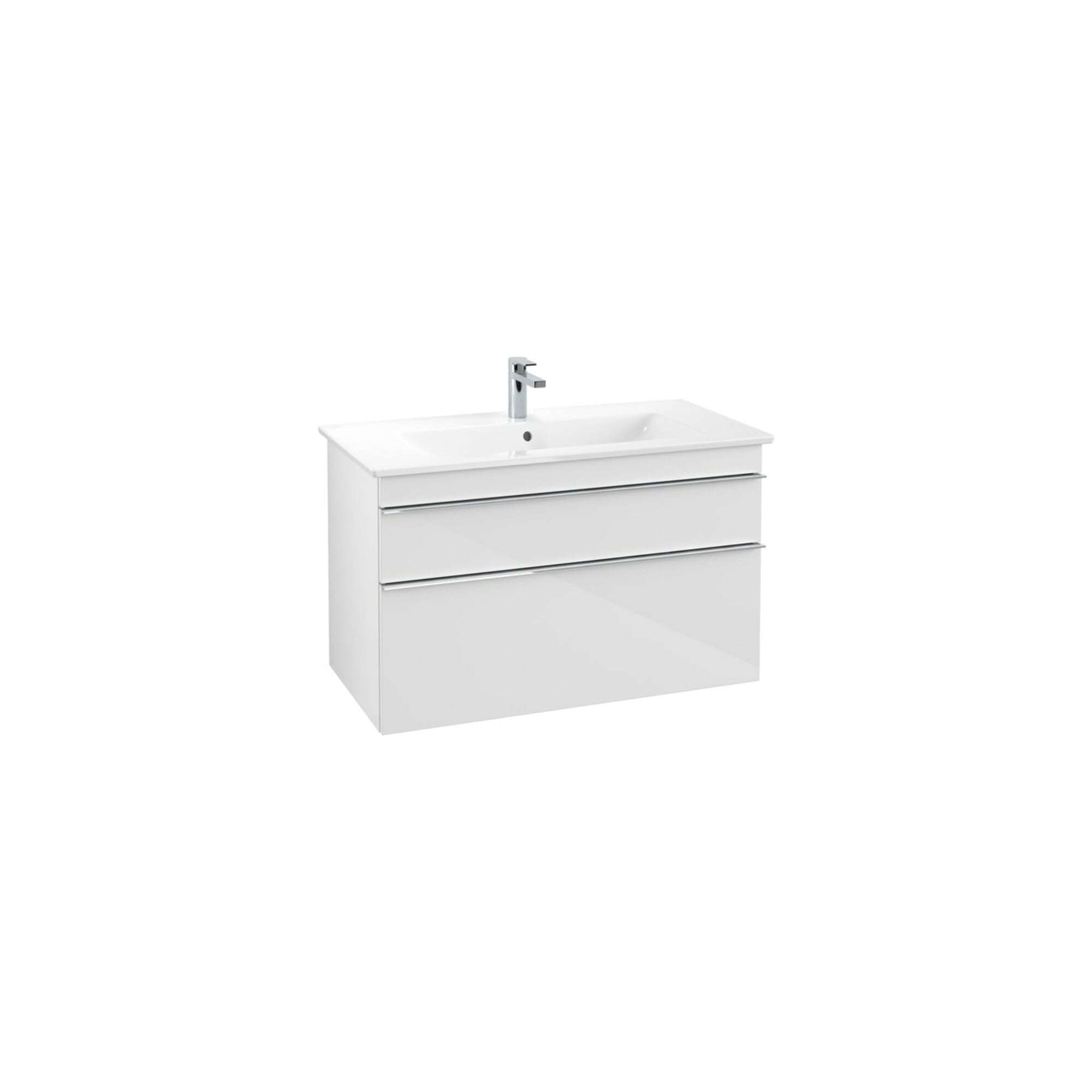 V&B Waschtischunterschrank Venticello 95,3x59x50,2cm, B mit, Gr. chr, glo wh. ; Villeroy & Boch