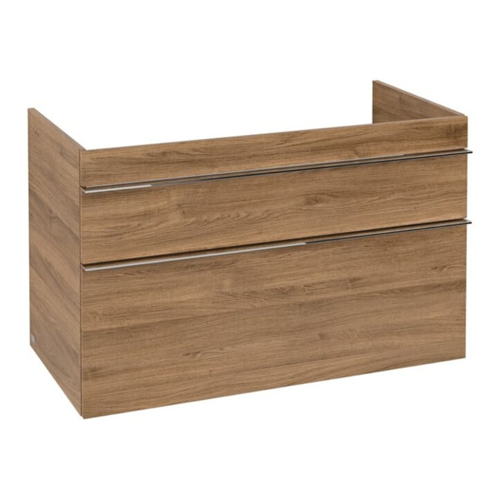 V&B Waschtischunterschrank Venticello 95,3x59x50,2cm, B mit, Gr. chr, Kan Oa