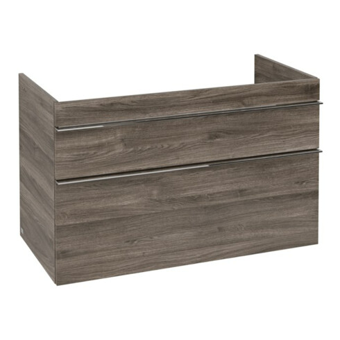 V&B Waschtischunterschrank Venticello 95,3x59x50,2cm, B mit, Gr. chr, st. Oa