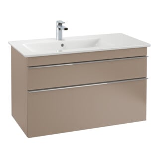 V&B Waschtischunterschrank Venticello 95,3x59x50,2cm, Beck. li, Gr. chr, taupe