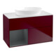 V&B Waschtischunterschrank Wandbeleuchtung Finion 100, Abd.-Pl. wh. m, Reg md m Lac, Peo m-1