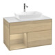 V&B Waschtischunterschrank Wandbeleuchtung Finion 100, Abd.-Pl. wh. m, Reg Oa ven, Oa ven-1