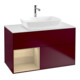 V&B Waschtischunterschrank Wandbeleuchtung Finion 100, Abd.-Pl. wh. m, Reg Oa ven, Peo m-1