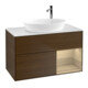 V&B Waschtischunterschrank Wandbeleuchtung Finion 100, Abd.-Pl. wh. m, Reg Oa ven, wal ven-1