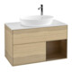 V&B Waschtischunterschrank Wandbeleuchtung Finion 100, Abd.-Pl. wh. m, Reg wal ven, Oa ven-1