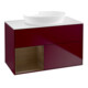 V&B Waschtischunterschrank Wandbeleuchtung Finion 100, Abd.-Pl. wh. m, Reg wal ven, Peo m-1