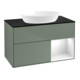 V&B Waschtischunterschrank Wandbeleuchtung Finion 100, Pl b m, Reg glo wh. Lac, Oli. m Lac-1