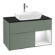 V&B Waschtischunterschrank Wandbeleuchtung Finion 100, Pl b m, Reg glo wh. Lac, Oli. m Lac