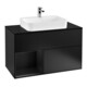 V&B Waschtischunterschrank Wandbeleuchtung Finion 100, Pl b m, Reg li bla m Lac, bla m Lac-1