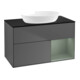 V&B Waschtischunterschrank Wandbeleuchtung Finion 100, Pl b m, Reg Oli. m Lac, Anthrac. m-1