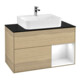 V&B Waschtischunterschrank Wandbeleuchtung Finion 100, Pl b m, Reg re glo wh. Lac, Oa ven-1